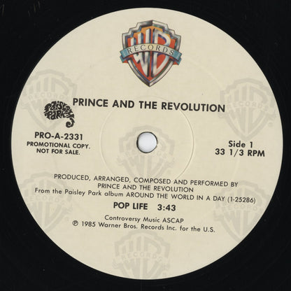 Prince – Pop Life (PRO-A-2331) 12inch 1985 US Warner Bros PROMO｜中古12inch