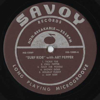 Art Pepper - Surf Ride (MG 12089) LP Mid 1970's US Savoy｜中古LP