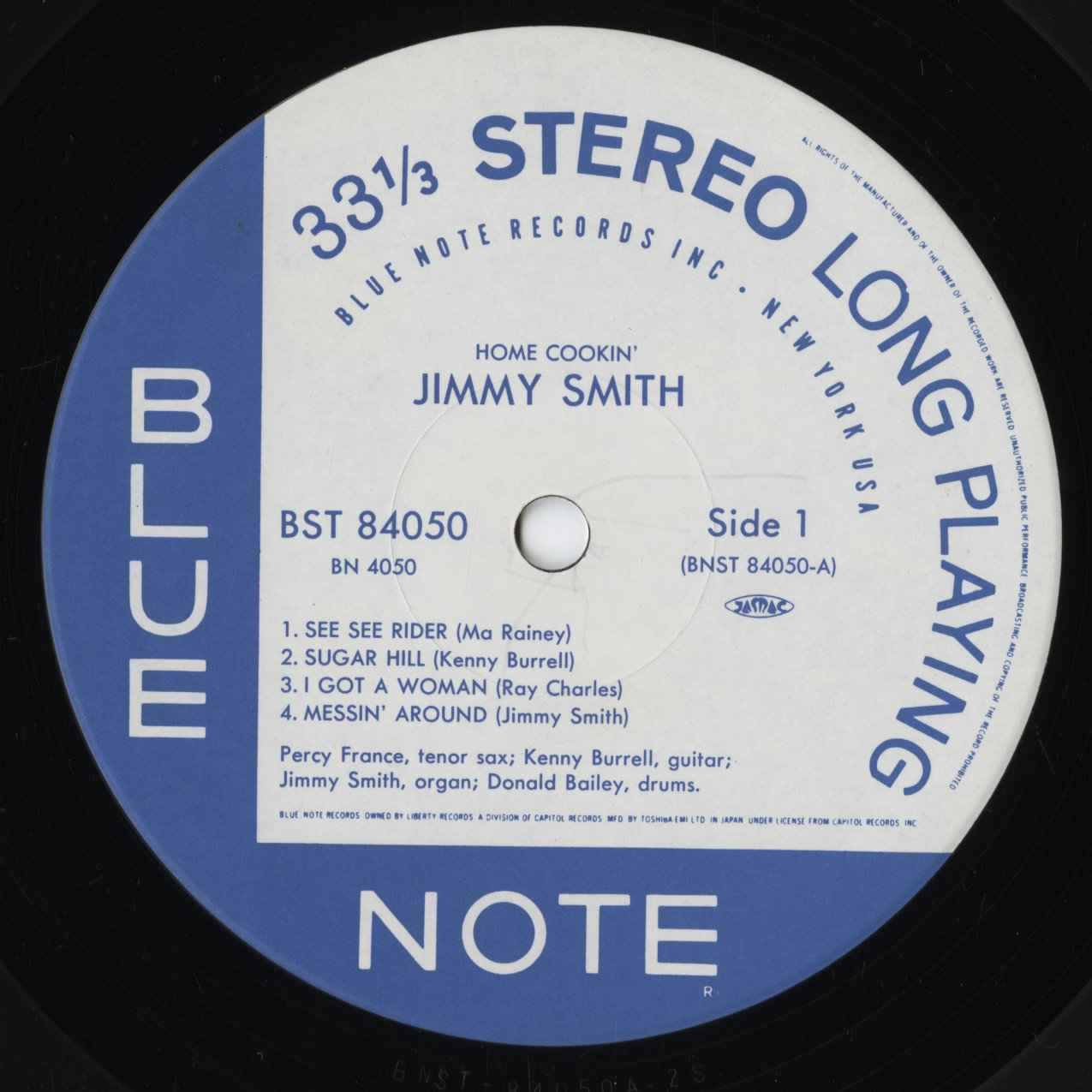 Jimmy Smith - Home Cookin' (BN 4050) 1992 JPN Blue Note｜中古LP