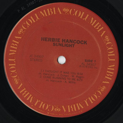 Herbie Hancock / ハービー・ハンコック / Sunlight (JC 34907)