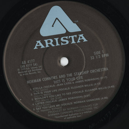 Norman Connors – This Is Your Life (AB 4177) 1977 US Arista｜中古LP