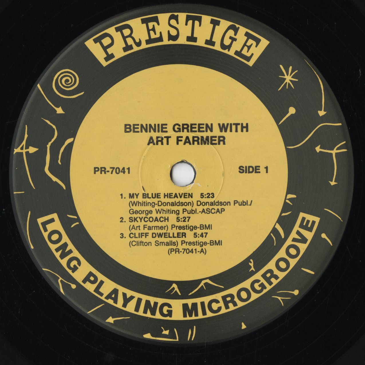 Bennie Green - Bennie Green With Art Farmer (WWLJ-7047) 1992 US Prestige - Fantasy｜中古LP