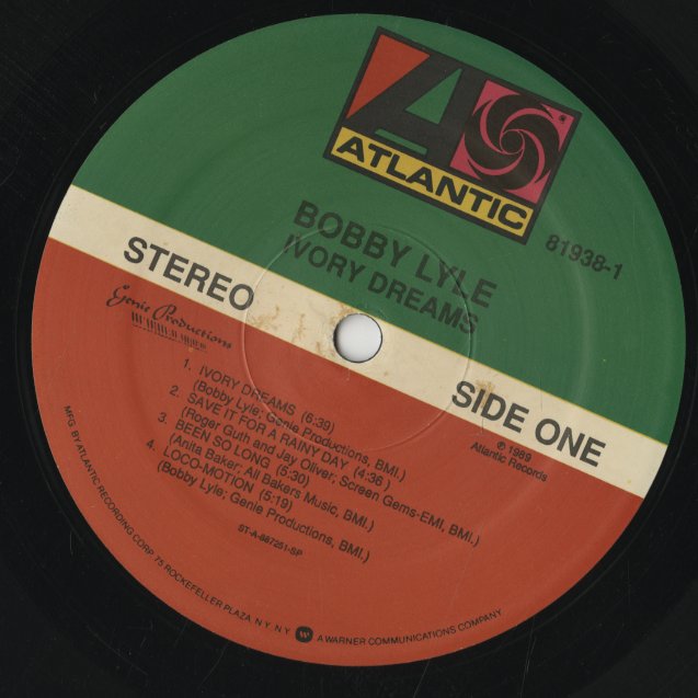 Bobby Lyle / ボビー・ライル / Ivory Dreams (81938-1)