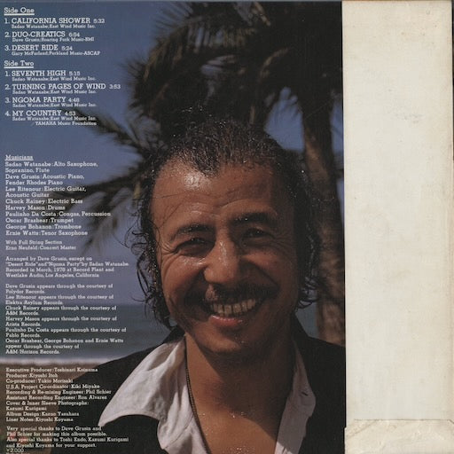 Sadao Watanabe 渡辺貞夫 - California Shower (VIJ-6012) LP 1978 JPN Flying Disk｜中古LP