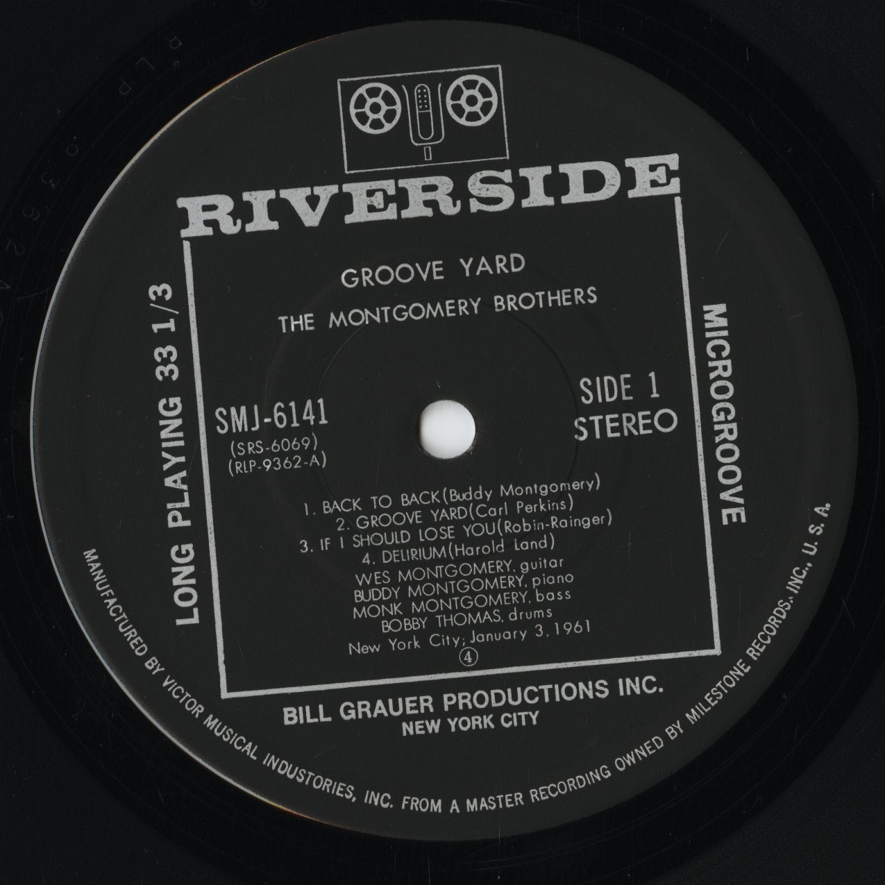 The Montgomery Brothers - Groove Yard (SMJ-6141) LP 1976 JPN Riverside｜中古LP