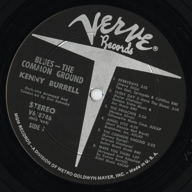 Kenny Burrell / ケニー・バレル / Blues The Common Ground (V6-8746
