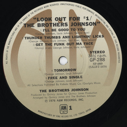 The Brothers Johnson - Look Out For #1 (GP288) 1976 JPN A&M｜中古LP
