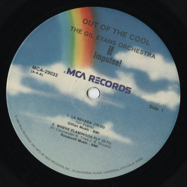 Gil Evans - Out Of The Cool (MCA-29033) LP 1980 US MCA Impulse｜中古LP