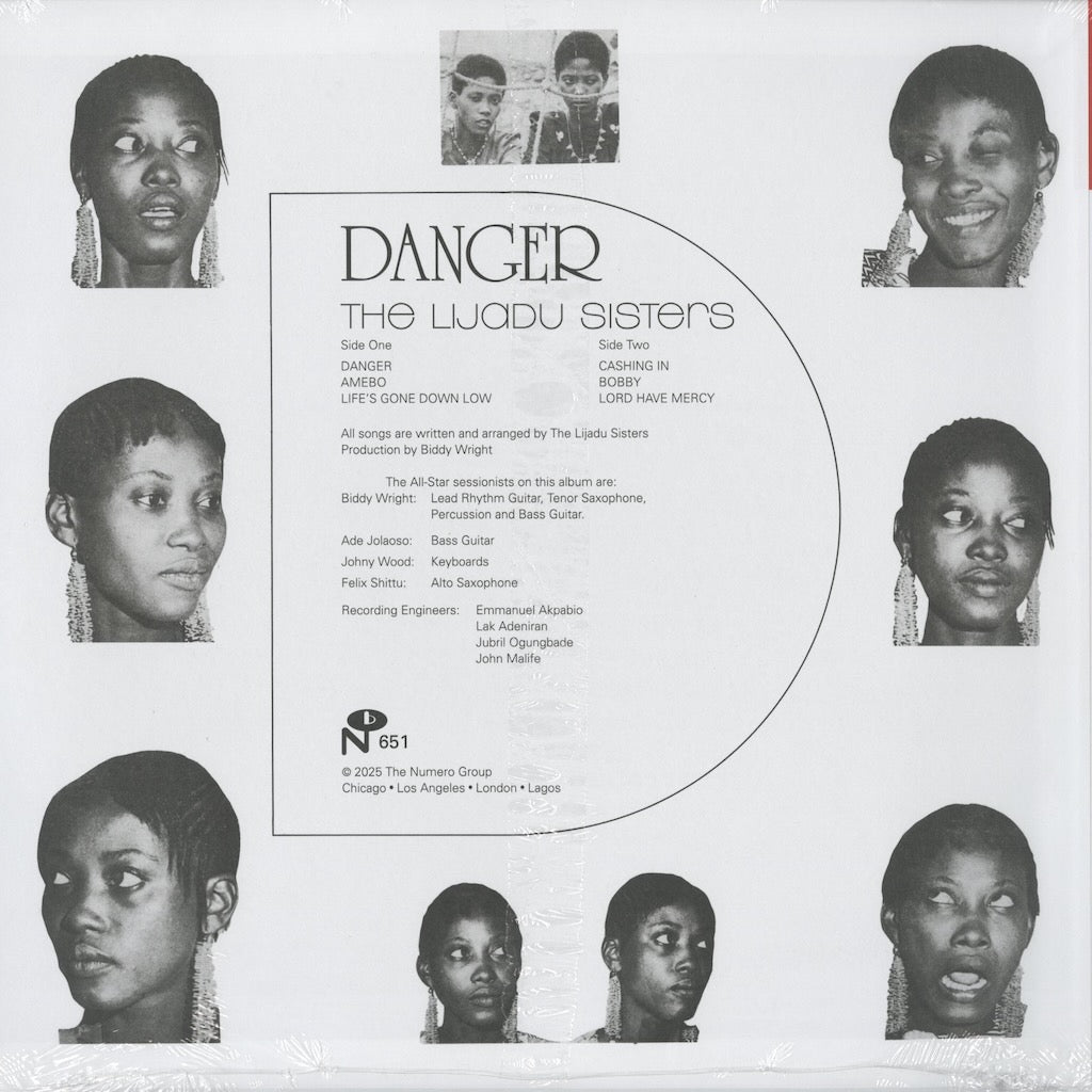 The Lijadu Sisters / リジャドゥ・シスターズ / Danger (NUM651LP) Blue Vinyl