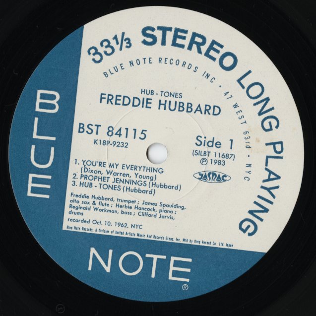 Freddie Hubbard - Hub-Tones (K18P 9232) LP 1962 JPN Blue Note