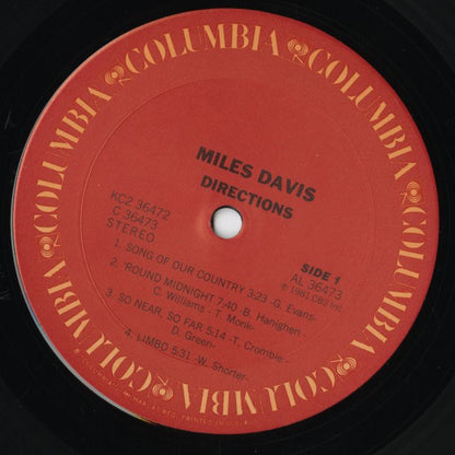 Miles Davis / マイルス・デイヴィス / Directions (KC2 36472)