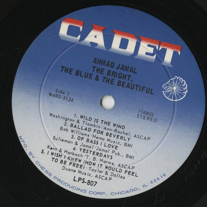 Ahmad Jamal / アーマッド・ジャマル / The Bright, The Blue And The Beautiful (LPS-807)