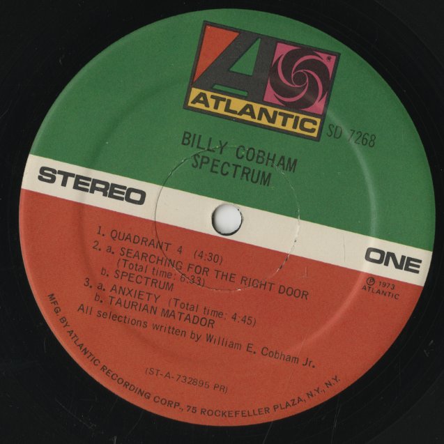 Billy Cobham / ビリー・コブハム / Spectrum (SD7268)