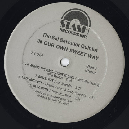Sal Salvador - In Our Own Sweet Way (ST-224) 1983 US Stash｜中古LP