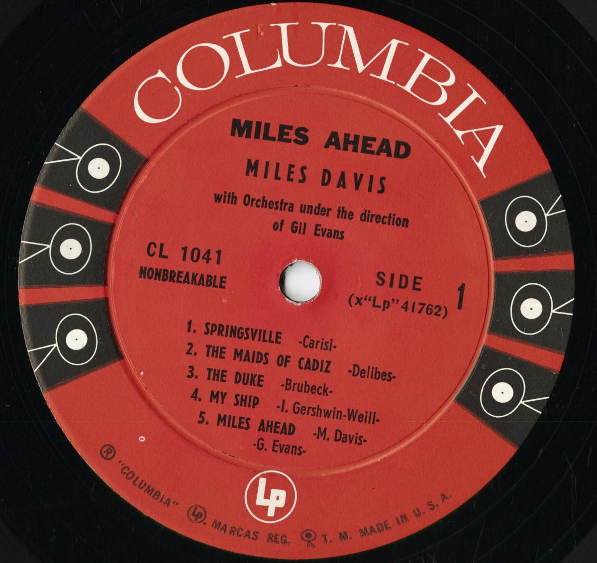 Miles Davis - Miles Ahead (CL 1041) 1957 US Columbia｜中古LP