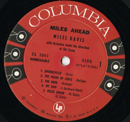 Miles Davis - Miles Ahead (CL 1041) 1957 US Columbia｜中古LP