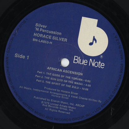 Horace Silver - Silver 'N Percussion (BNLA853H) LP 1978 US Blue Note｜中古LP
