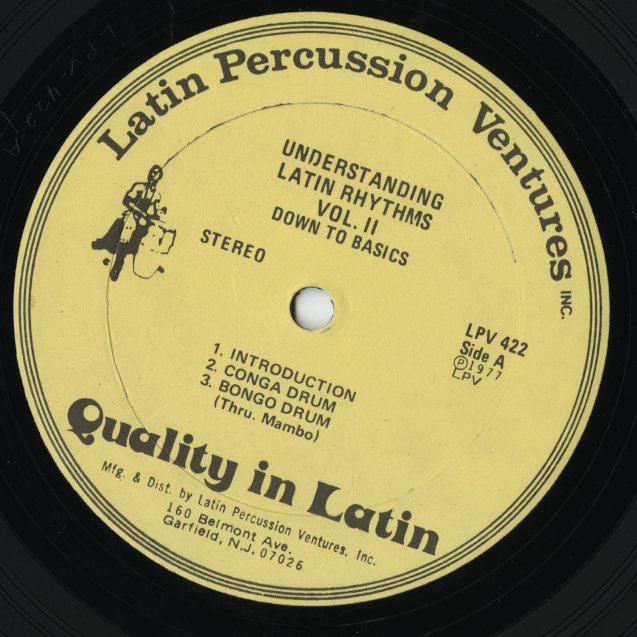 Understanding Latin Rhythms Vol.2「Down To Basics」LPV 422 中古