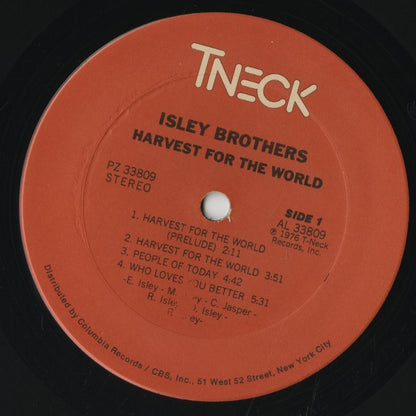The Isley Brothers / アイズレー・ブラザーズ / Harvest For The World (PZ 33809)