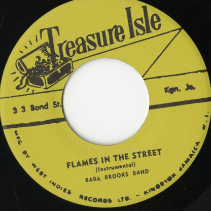 Baba Brooks Band / ババ・ブルックス・バンド / Flames In The Street -7 (T001)