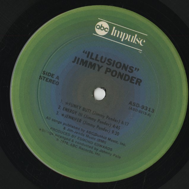 Jimmy Ponder / ジミー・ポンダー / Illusions (ASD-9313)