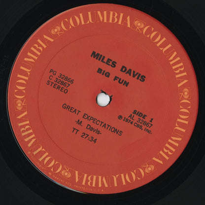 Miles Davis / Big Fun (PG 32866) 2LP 1974 US Columbia｜中古LP