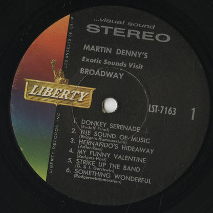Martin Denny / マーチン・デニー / Exotic Sounds Visit Broadway (LST 7163)