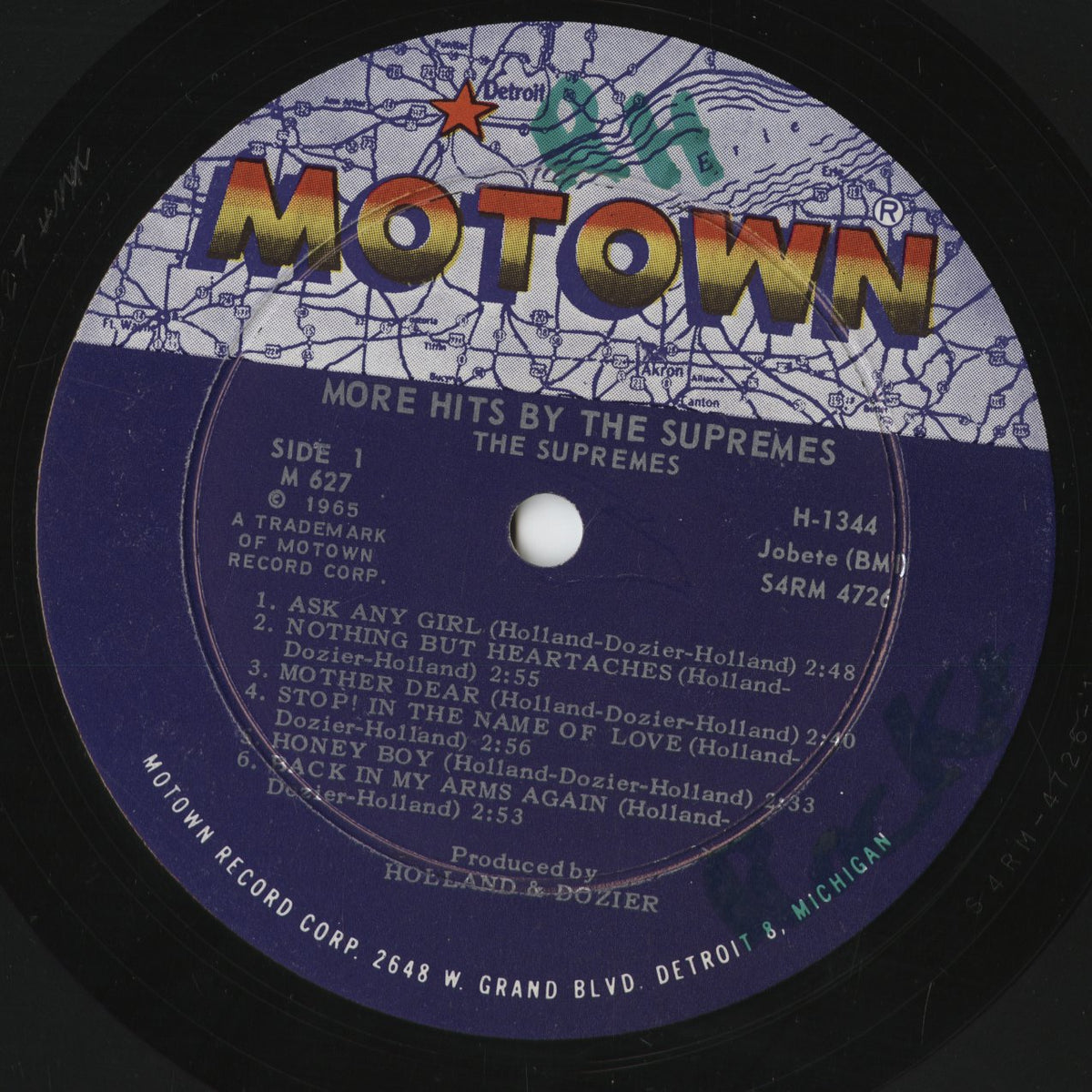 The Supremes - More Hits By The Supremes (627) 1965 US Motown｜中古LP