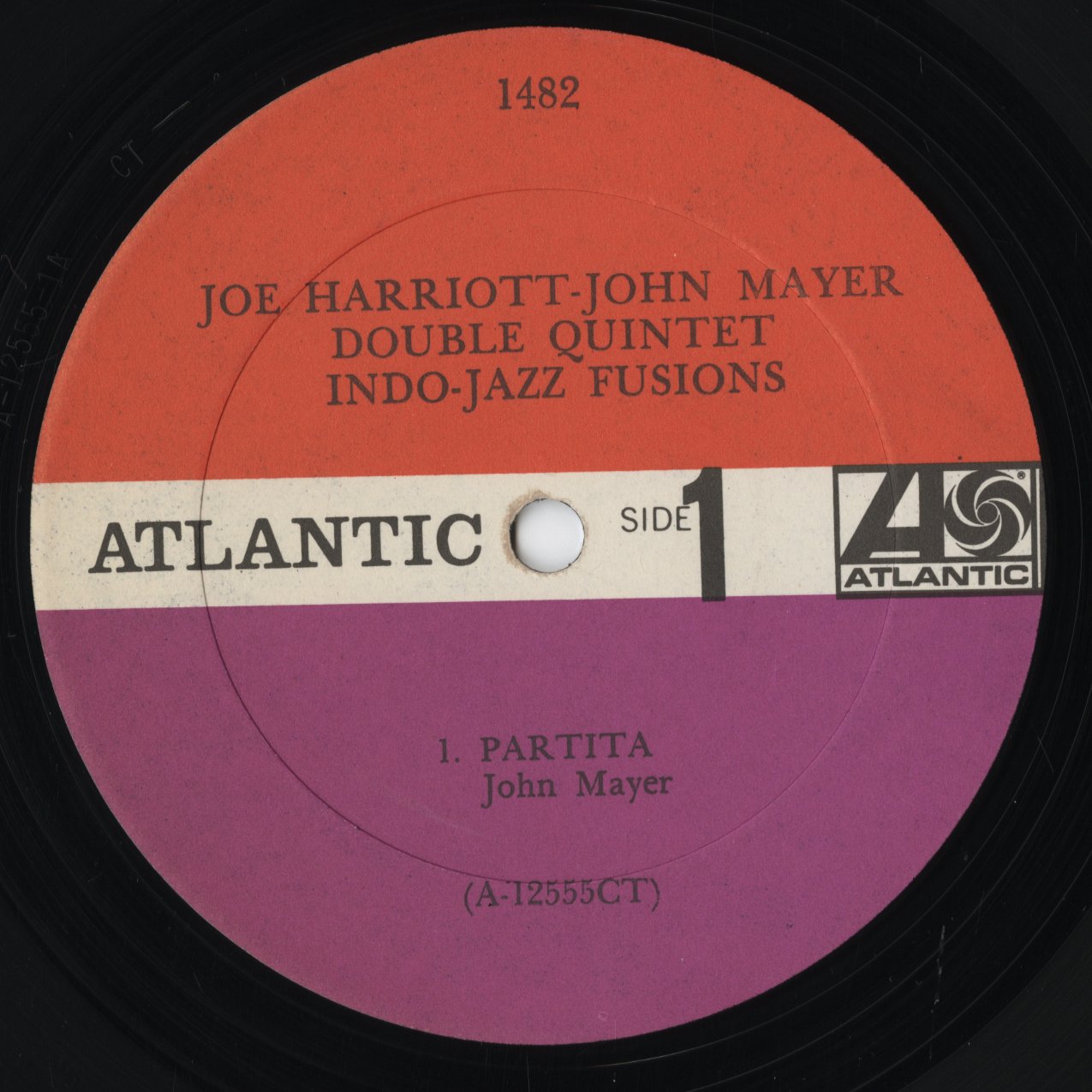 Joe Harriott - John Mayer Double Quintet - Indo Jazz Fusions - MONO (1482) LP 1967 US Atlantic｜中古LP