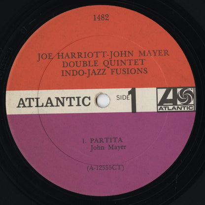 Joe Harriott - John Mayer Double Quintet - Indo Jazz Fusions - MONO (1482) LP 1967 US Atlantic｜中古LP