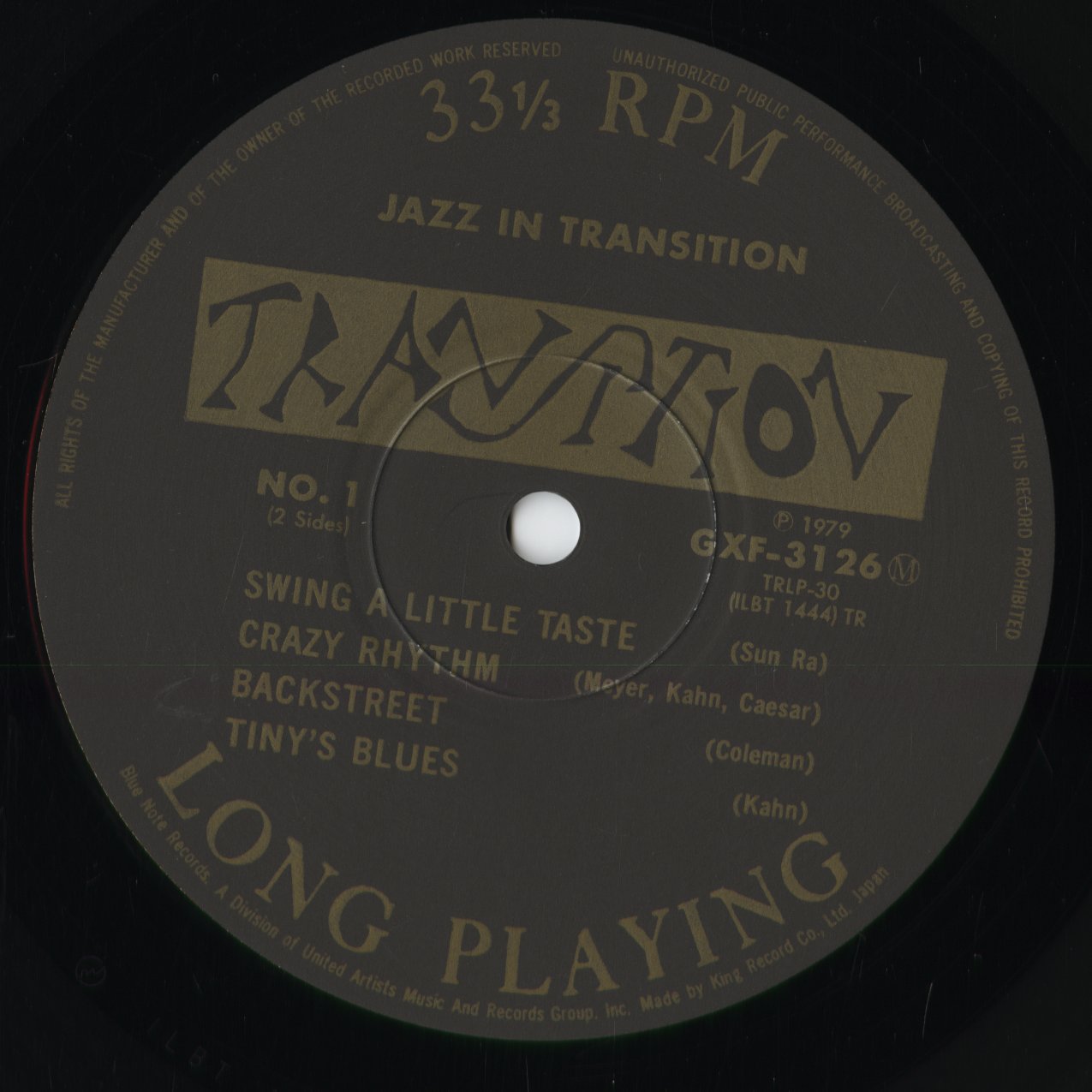Various - Jazz In Transition (GXF-3126 M) 1979 JPN Transition - キングレコード｜中古LP