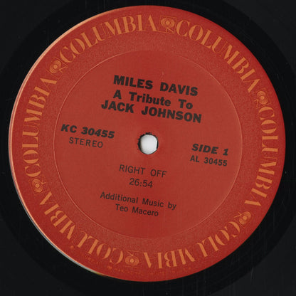 Miles Davis - A Tribute To Jack Johnson (KC 30455) 1971 US Columbia｜中古LP