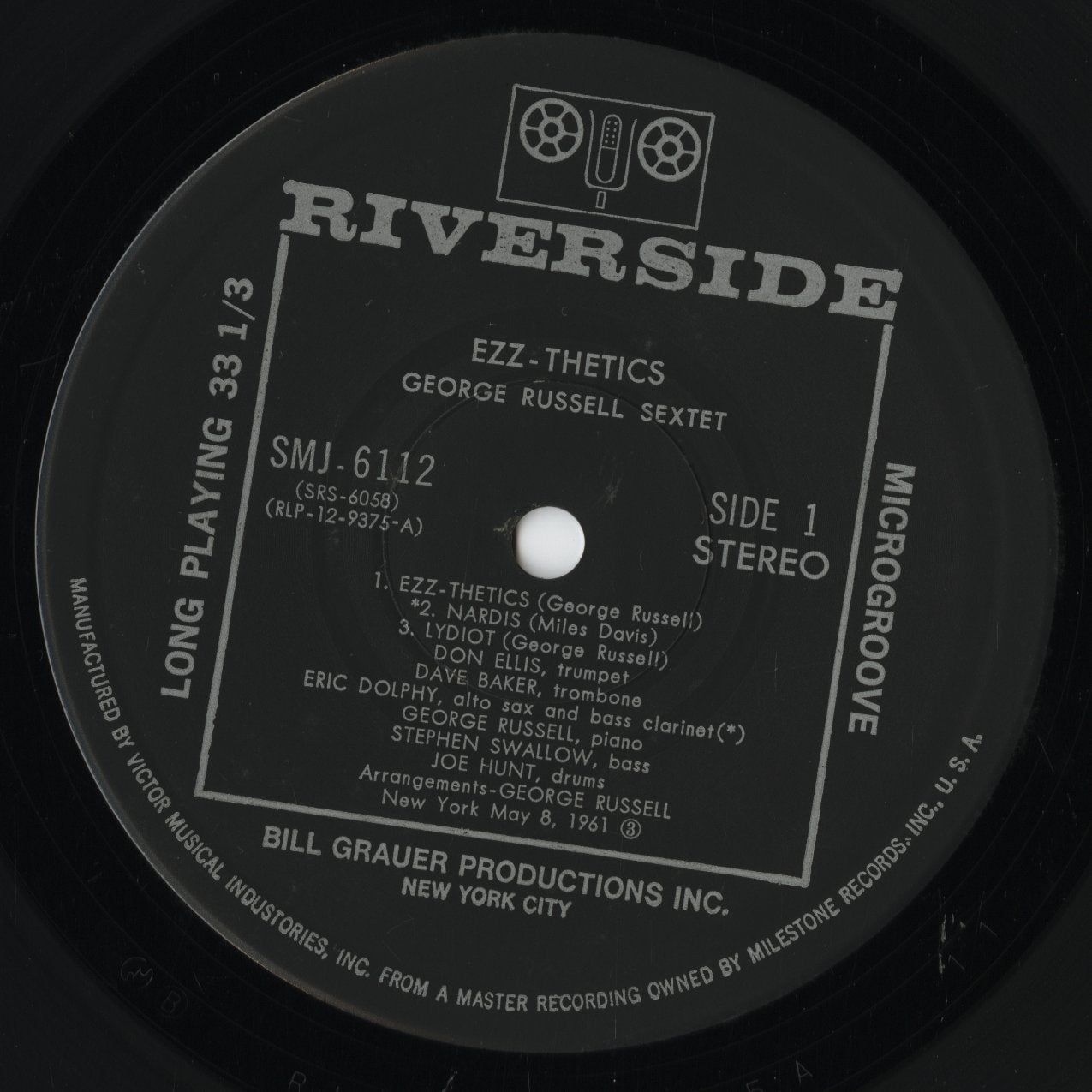 George Russell - Ezz-thetics (SMJ-9375) LP 1975 JPN Riverside｜中古LP