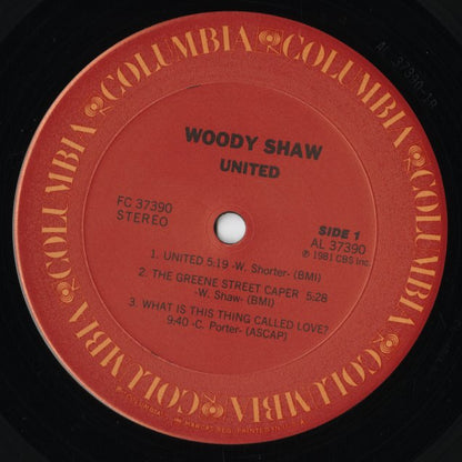 Woody Shaw - United (PC 37390) LP 1981 US Columbia｜中古LP