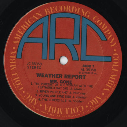 Weather Report - Mr. Gone (JC35358) 1978 US Columbia / ARC｜中古LP