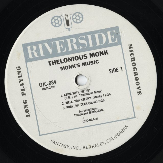 Thelonious Monk / セロニアス・モンク / Monk's Music (OJC-084