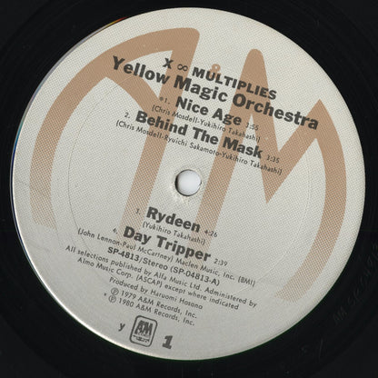 Yellow Magic Orchestra - Multiplies - US Edition (SP4813) 1980 US A&M｜中古LP