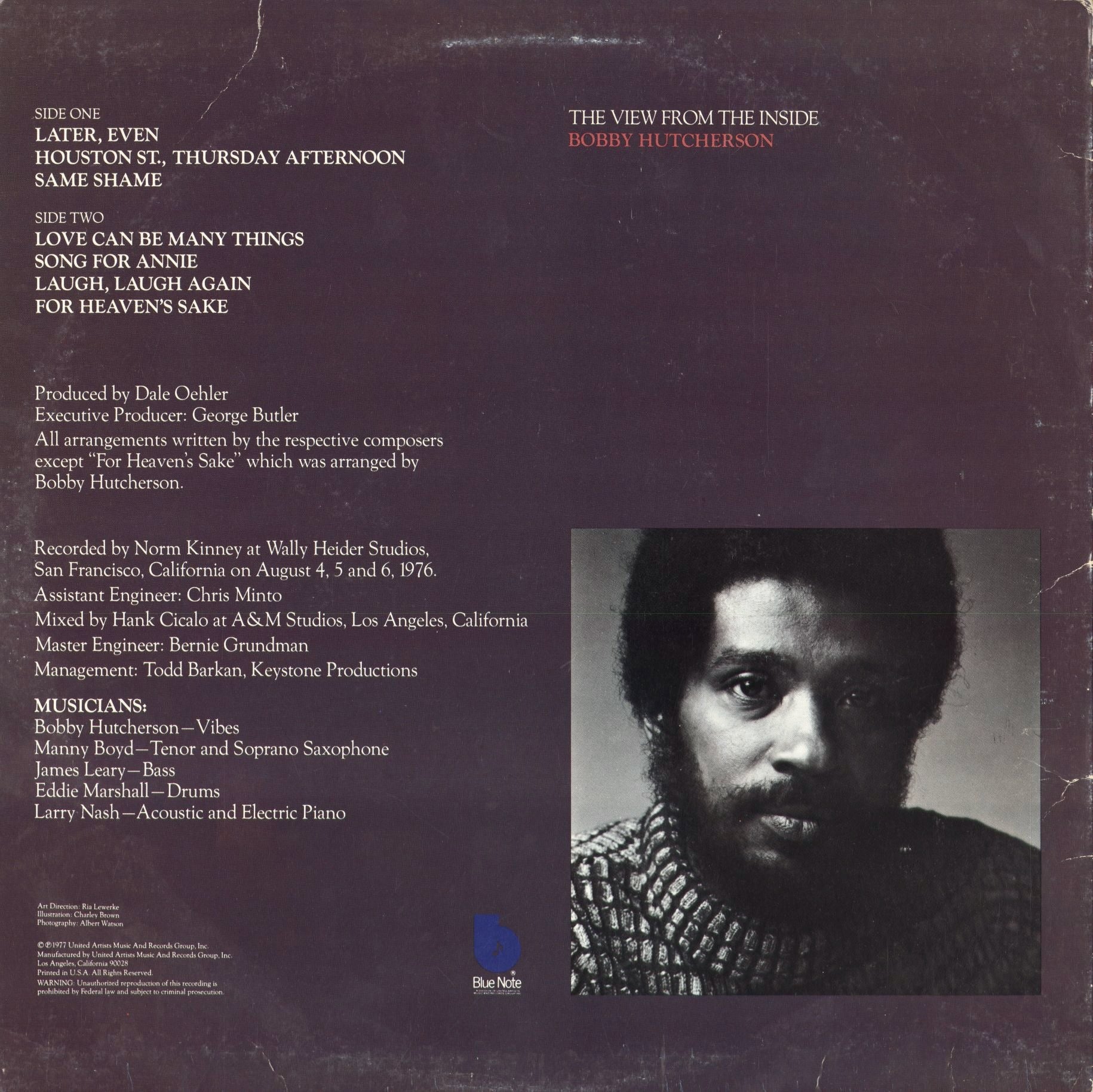 ボビー・ハッチャーソン / Bobby Hutcherson『The View From The