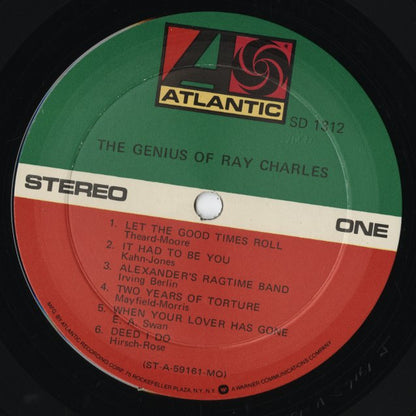 Ray Charles / レイ・チャールズ / The Genius Of Ray Charles (SD 1312) 1974 US Pressing