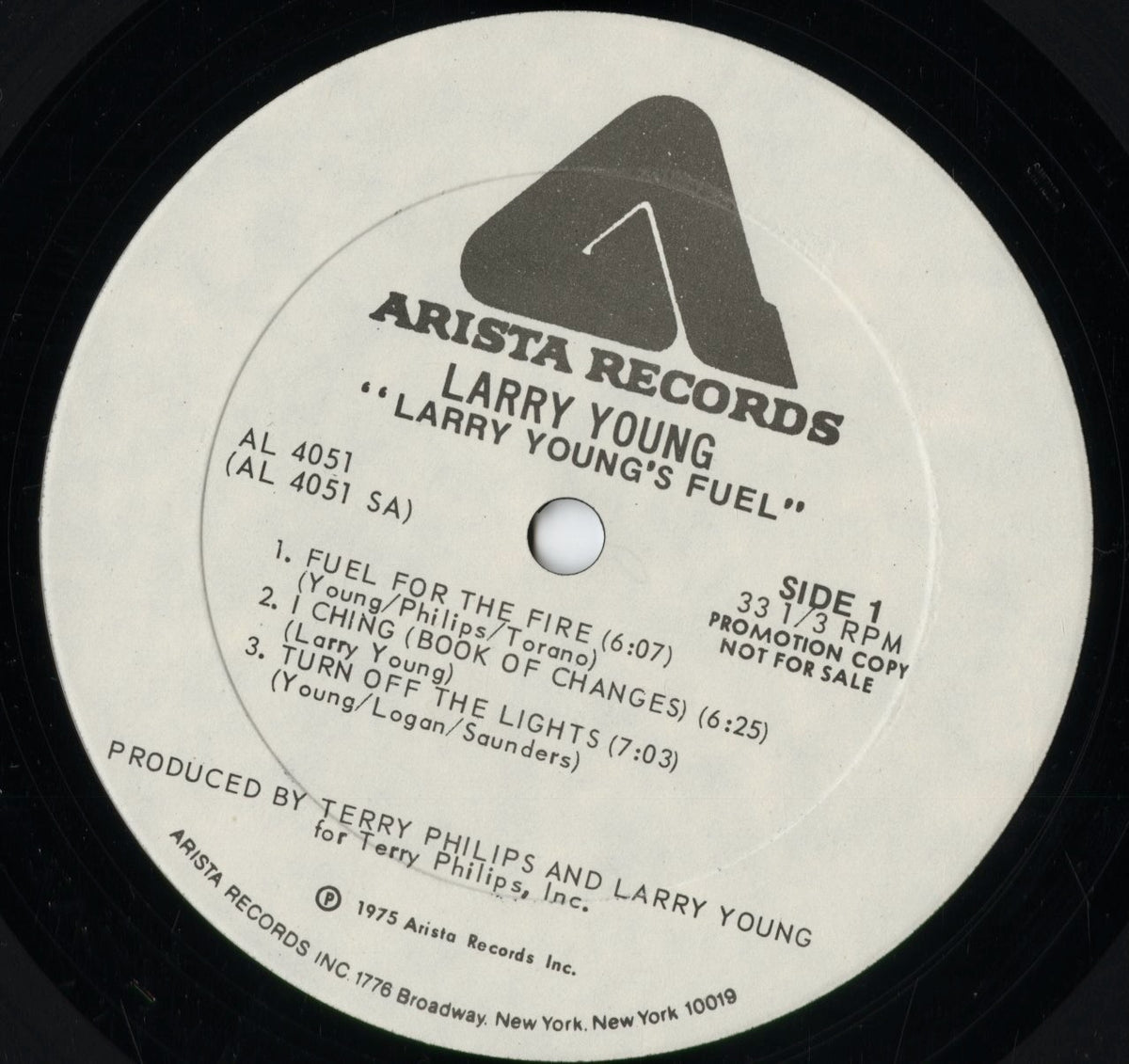 Larry Young - Larry Young's Fuel (AL 4051) 1975 US Arista｜中古LP