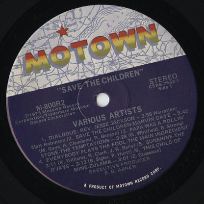 V.A. - Save The Children (N800-R2) 1973 US Motown｜中古LP