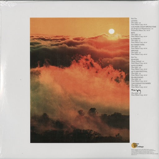 Pete Jolly - Seasons (FDR 636) LP 2024 US Future Days Recordings｜新品LP back