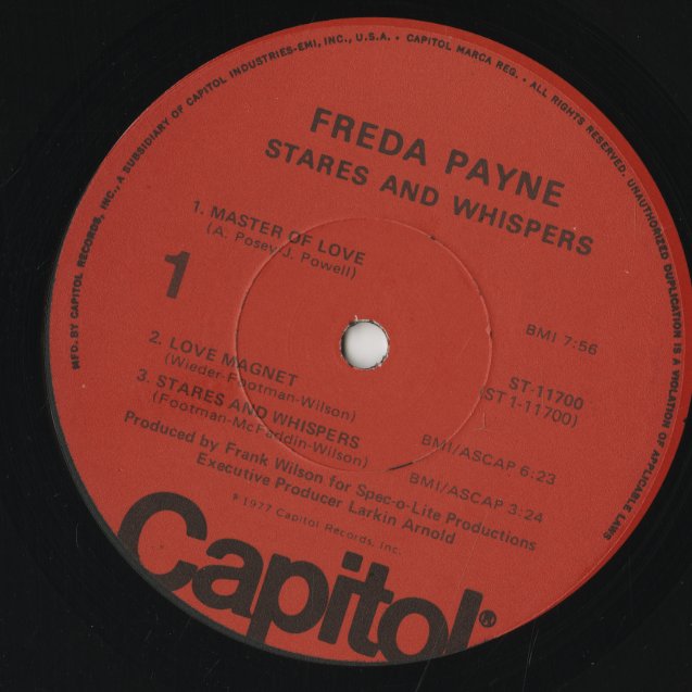 Freda Payne / フリーダ・ペイン / Stares And Whispers