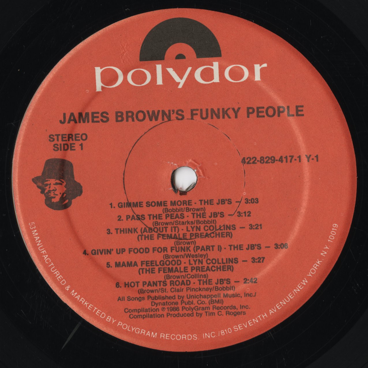 James Brown's Funky People LP 中古レコード | Polydor オリジナル JB