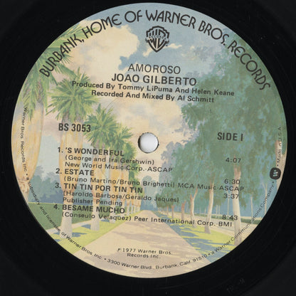 Joao Gilberto - Amoroso (BS 3053) 1977 US Warner Bros｜中古LP