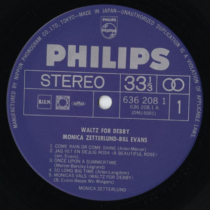 Monica Zetterlund / モニカ・ゼッテルンド　ビル・エヴァンス / Waltz For Debby (DMJ-5001) 1991 JPN Pressing