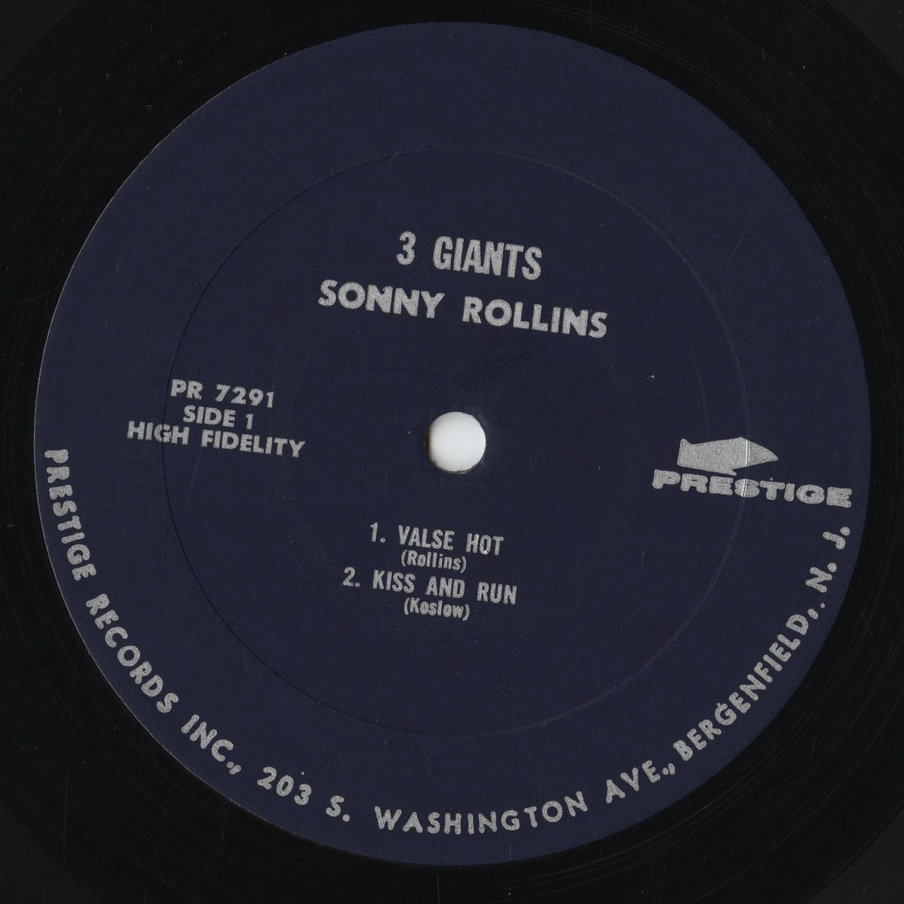 Sonny Rollins, Clifford Brown And Max Roach – 3 Giants! (PR 7291) LP 1964 US Prestige｜中古LP