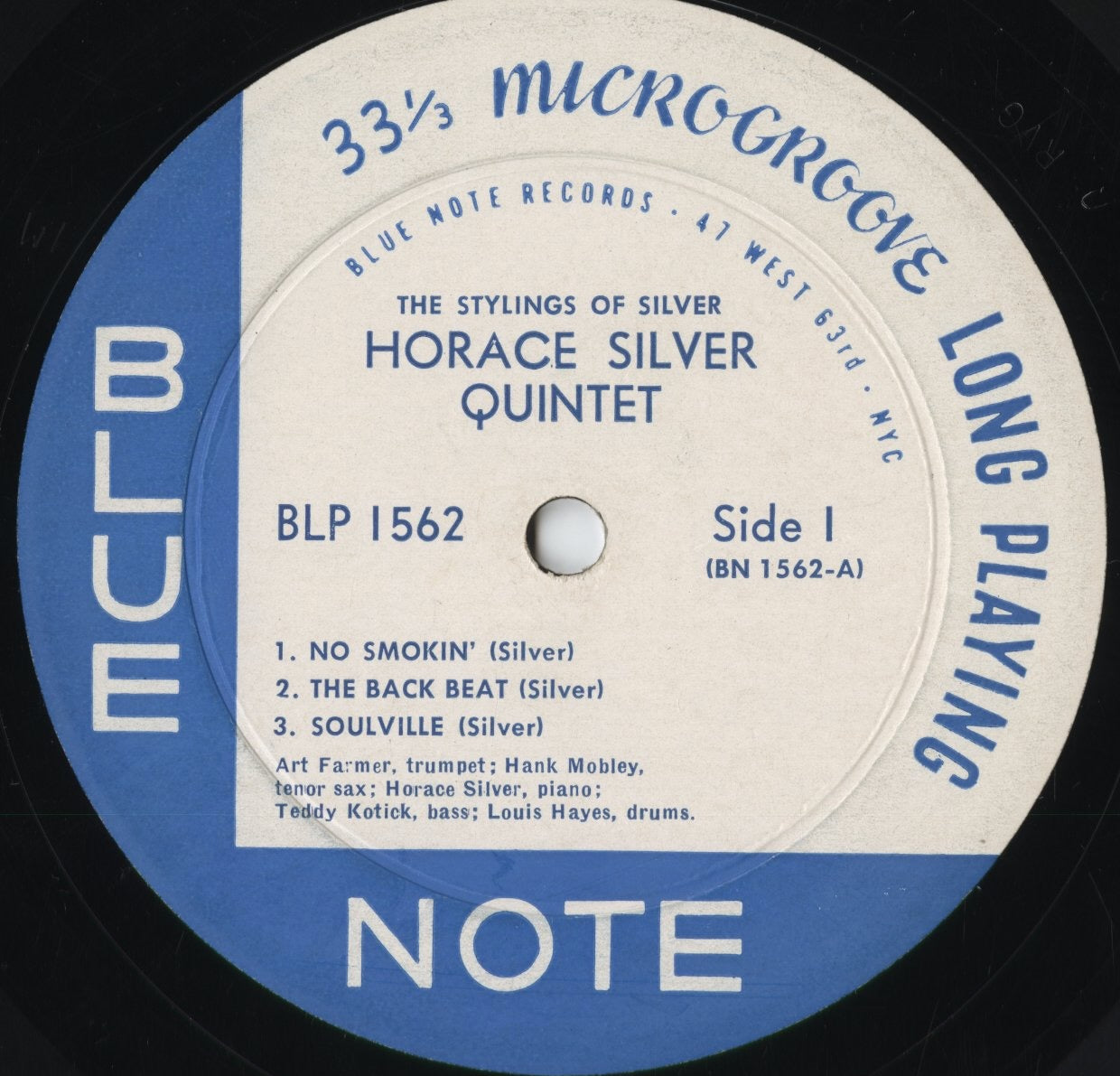 ホレス・シルバー・クインテット　ホレス・スコープ　US盤　RVG　リバティ　LP ホレス・シルヴァー・クインテット / Horace Silver Quintet『The