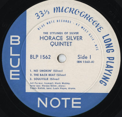 Horace Silver Quintet - The Stylings Of Silver (BLP 1562) 1958 US Blue Note｜中古LP