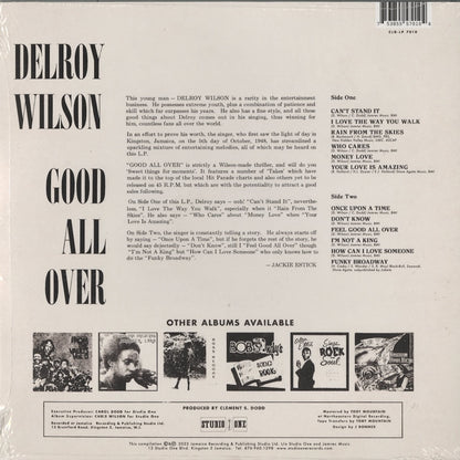 Delroy Wilson / デルロイ・ウィルソン / Good All Over (CLD-LP 7010)